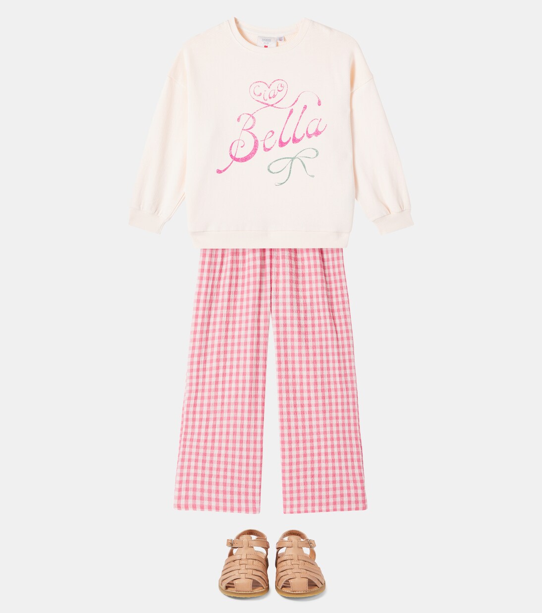 Printed cotton jersey sweatshirt | Konges Sløjd