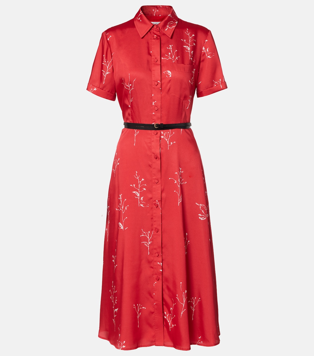 Bedrucktes Midikleid Kiera aus Seide | Altuzarra