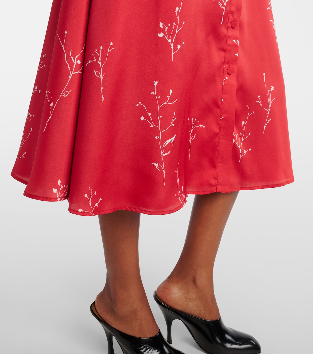 Bedrucktes Midikleid Kiera aus Seide | Altuzarra