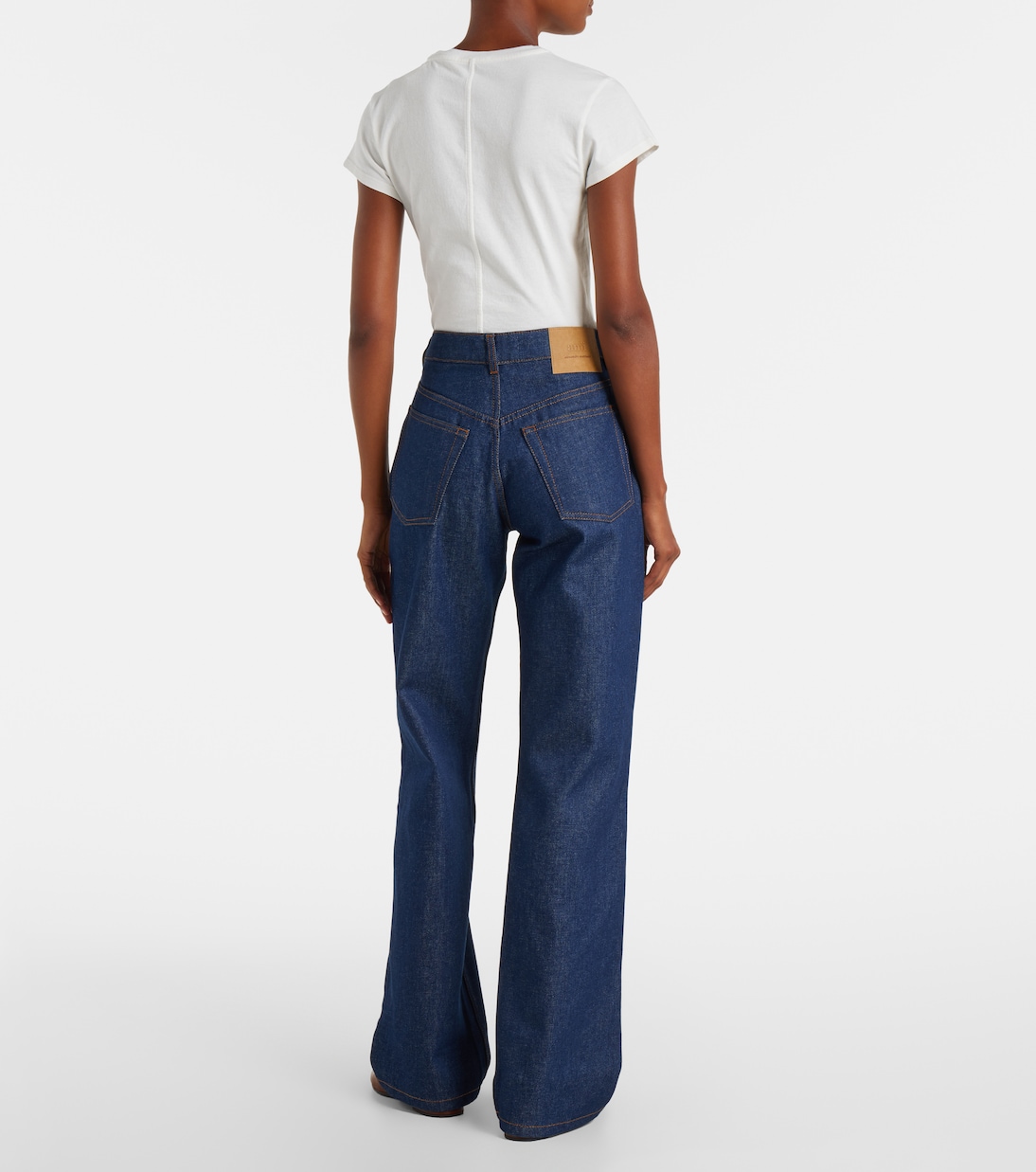 Mid-Rise Straight Jeans | Ami Paris