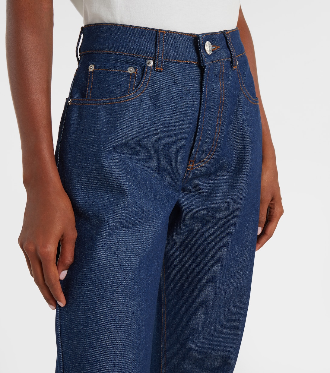 Mid-Rise Straight Jeans | Ami Paris