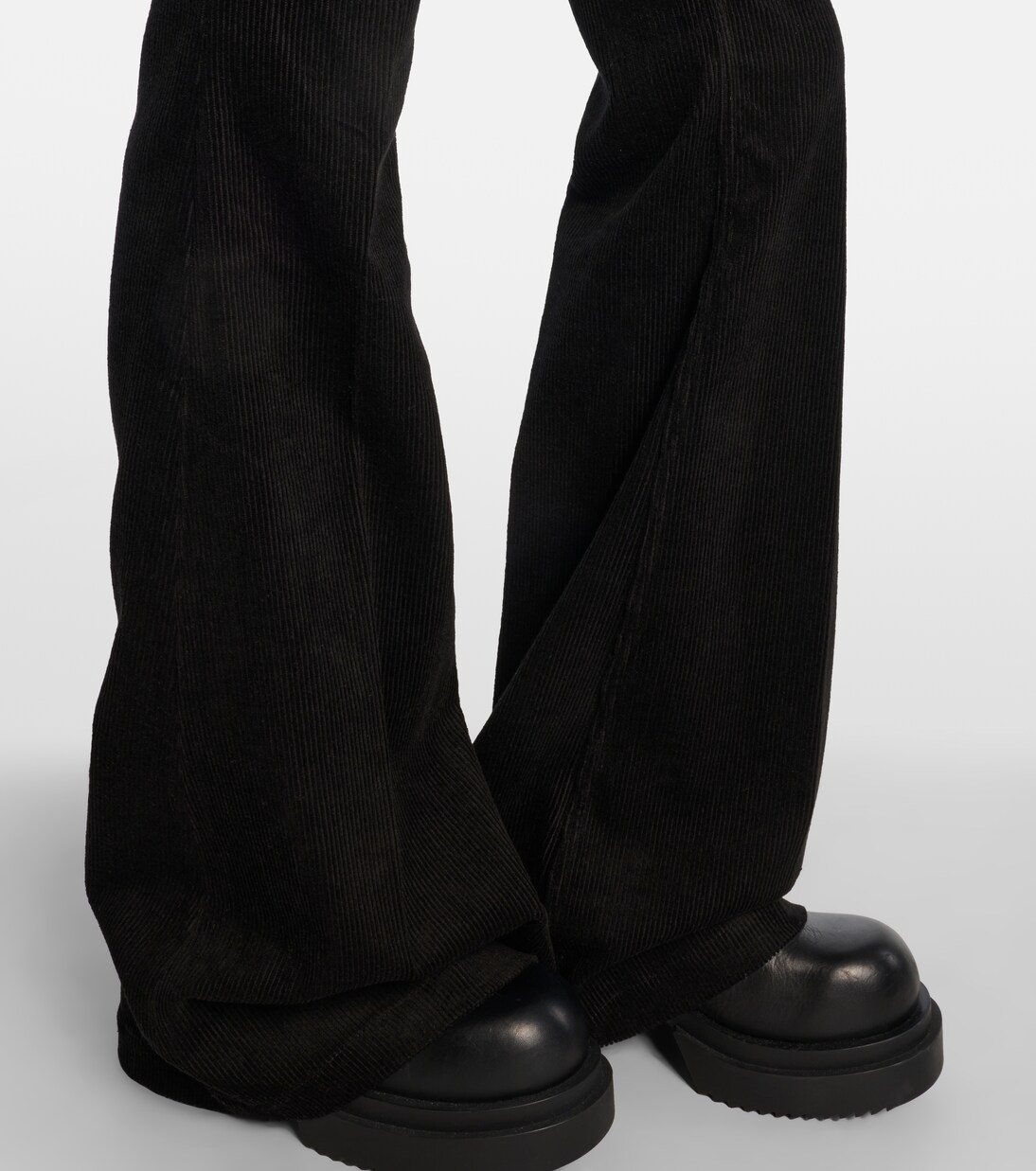 Pantalon évasé Bolan en coton et lin | Rick Owens