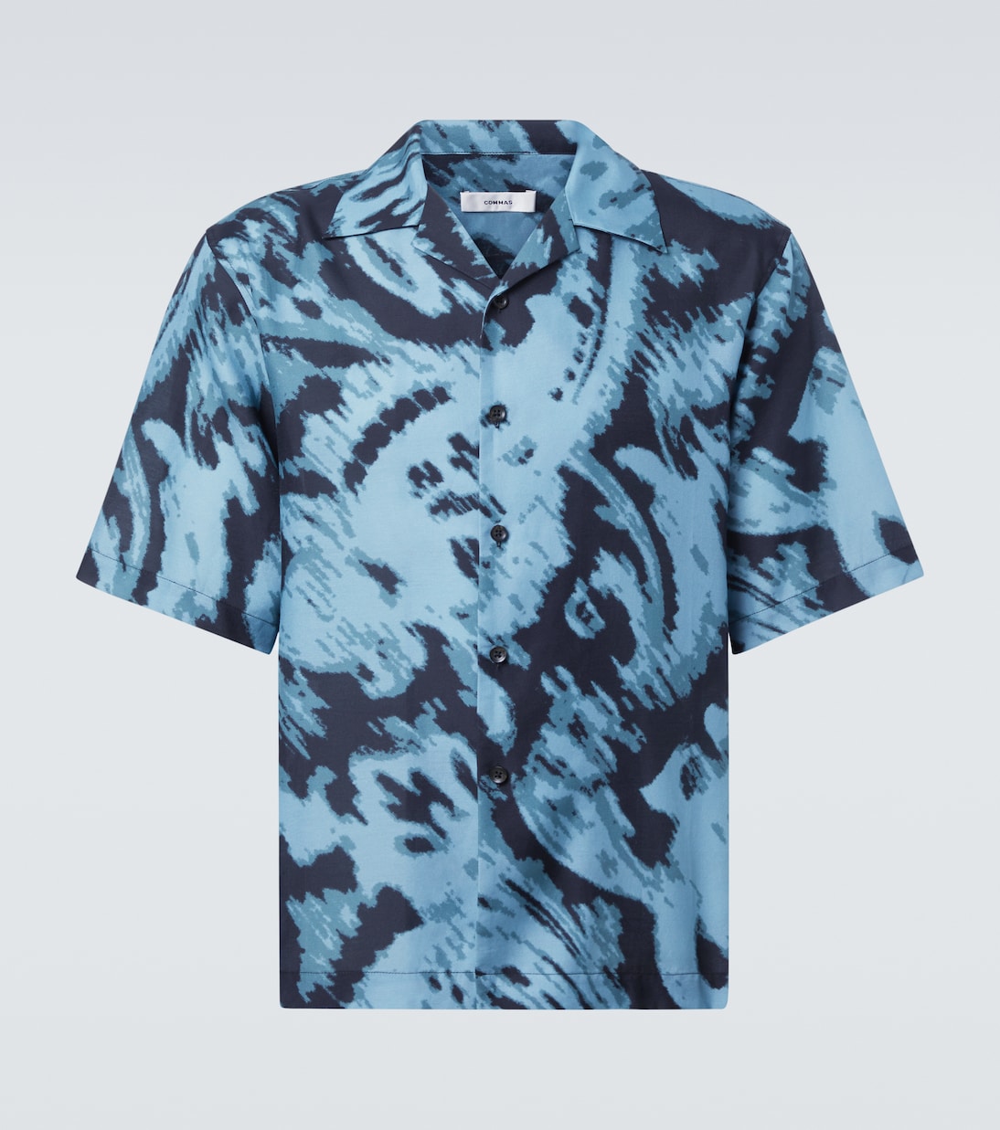 Hemd aus Baumwolle und Seide | Commas