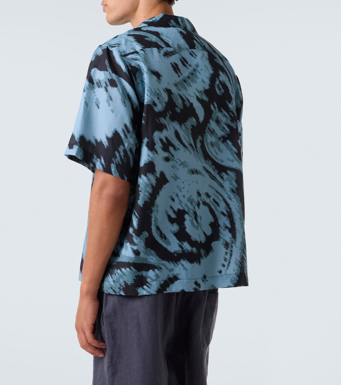 Hemd aus Baumwolle und Seide | Commas