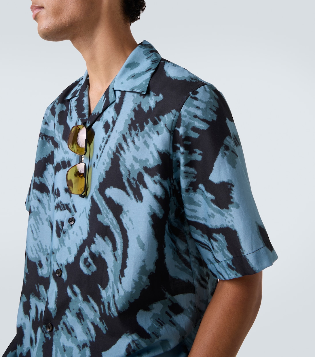 Hemd aus Baumwolle und Seide | Commas