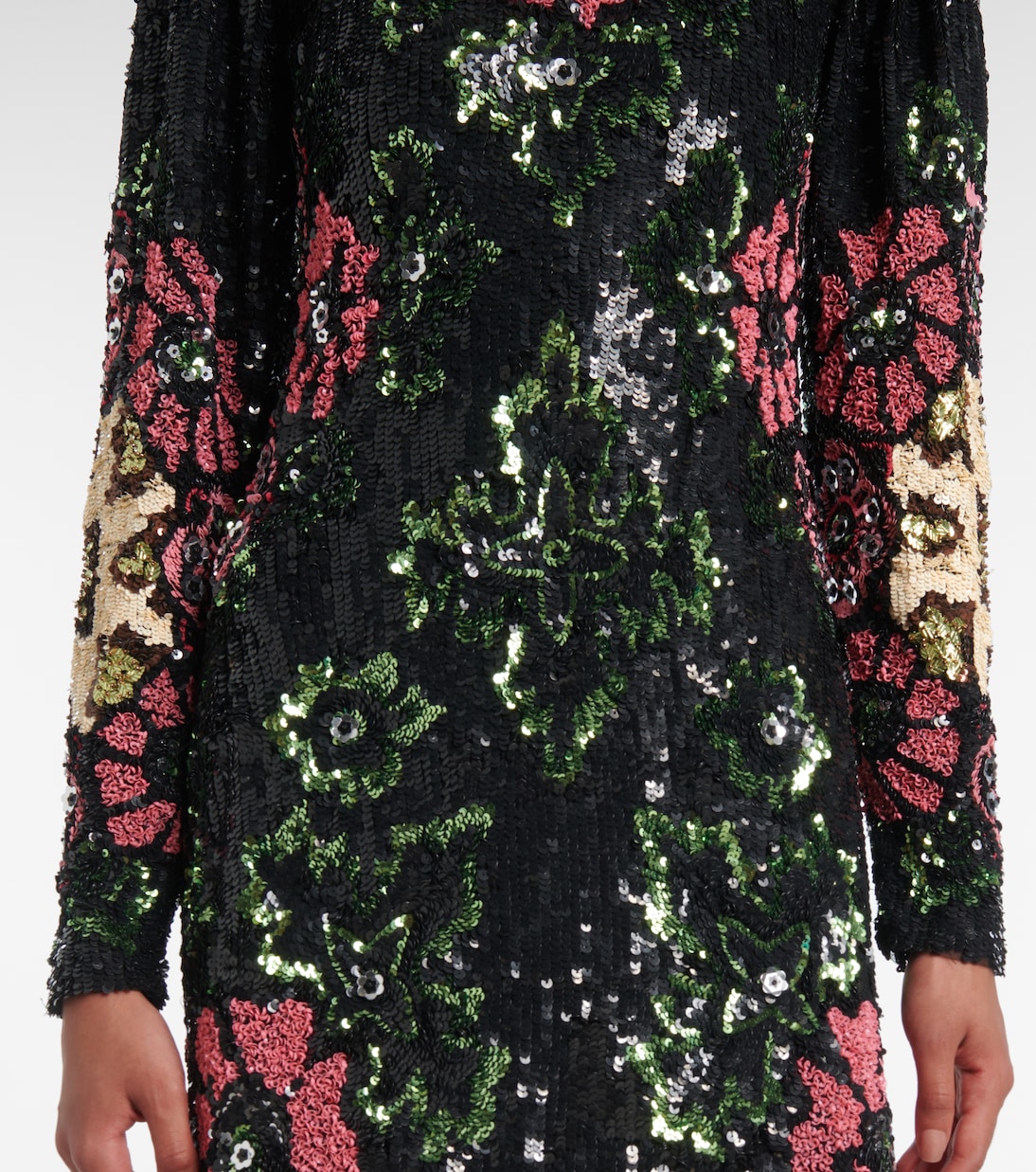 Maxikleid Clingy Swing mit Pailletten | La DoubleJ