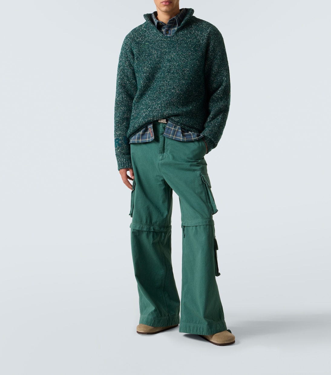 Alpaca, wool, and cotton-blend sweater | ERL