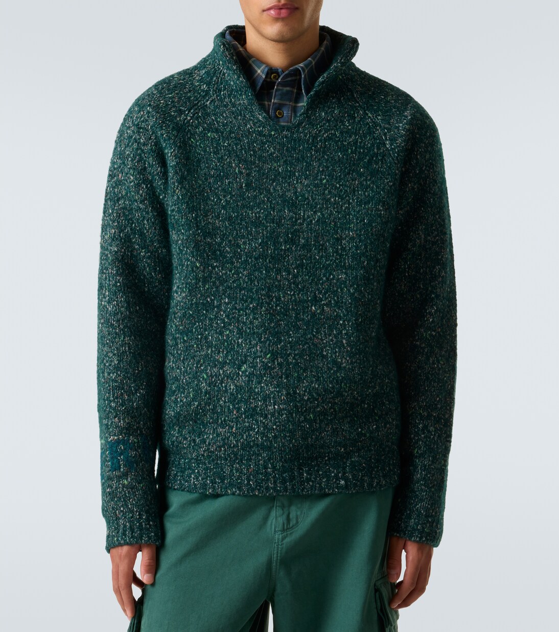 Alpaca, wool, and cotton-blend sweater | ERL