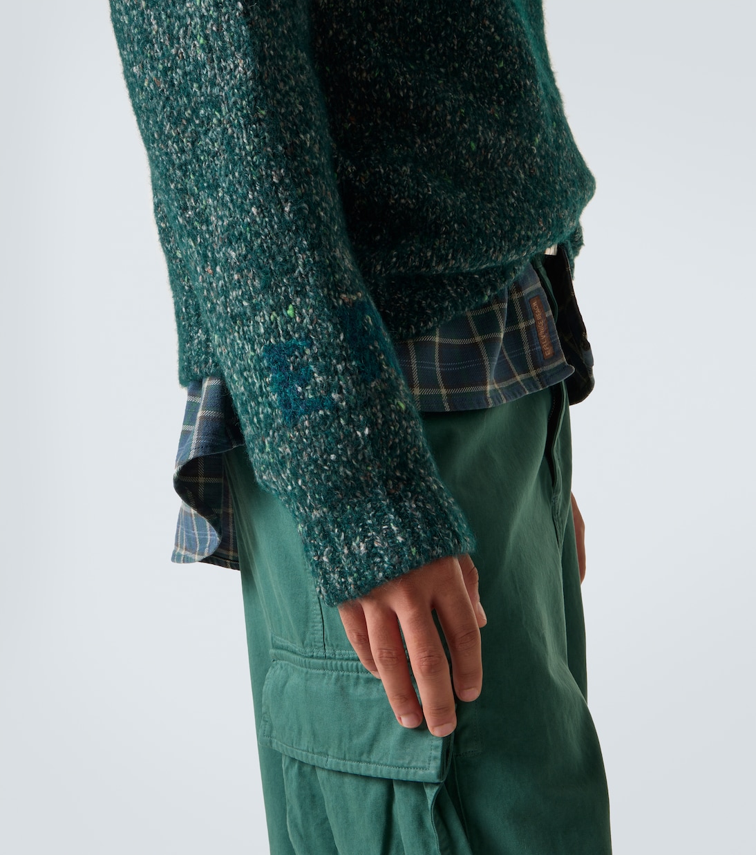 Alpaca, wool, and cotton-blend sweater | ERL