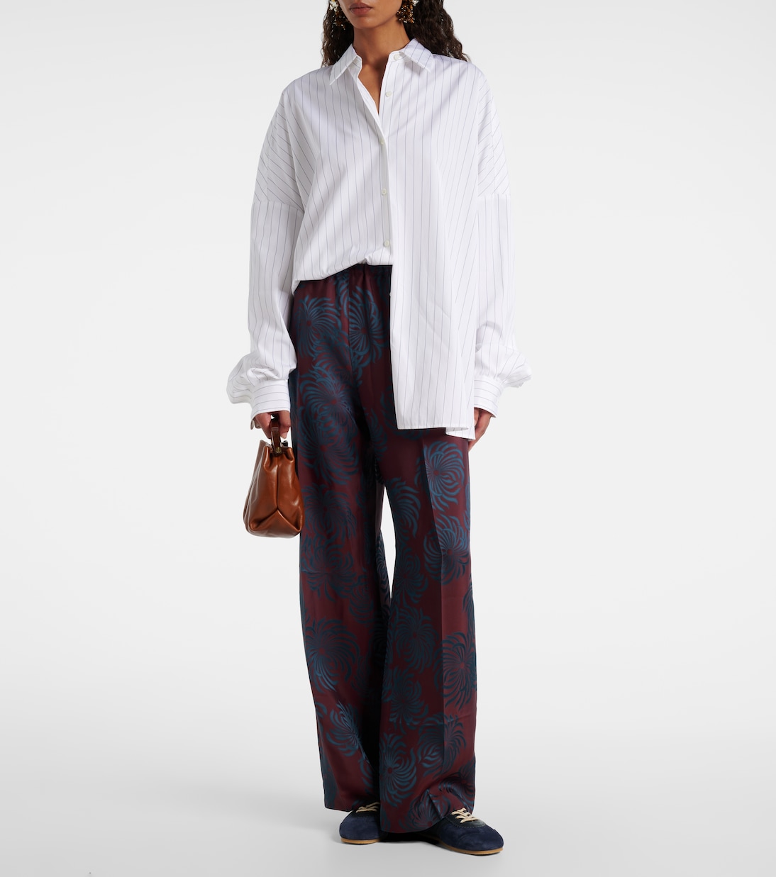 Oversize-Hemd aus Baumwollpopeline | Dries Van Noten