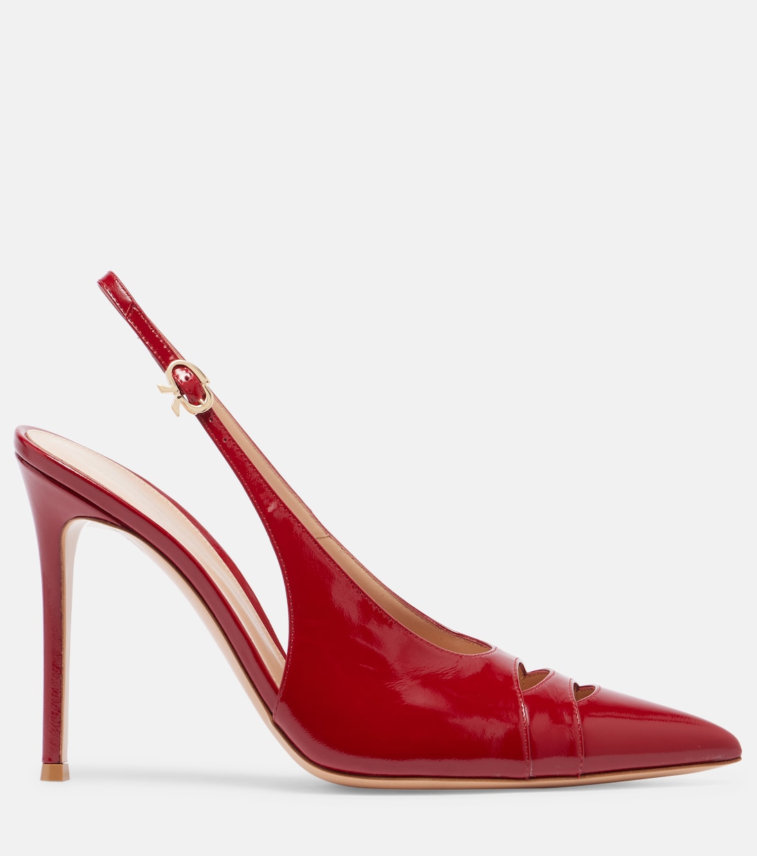 105 patent leather slingback pumps | Gianvito Rossi