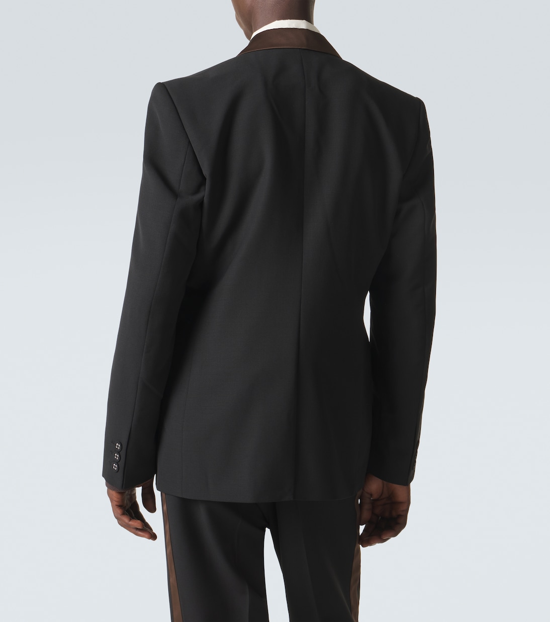 Blazer Alto aus Schurwolle mit Satin | Wales Bonner