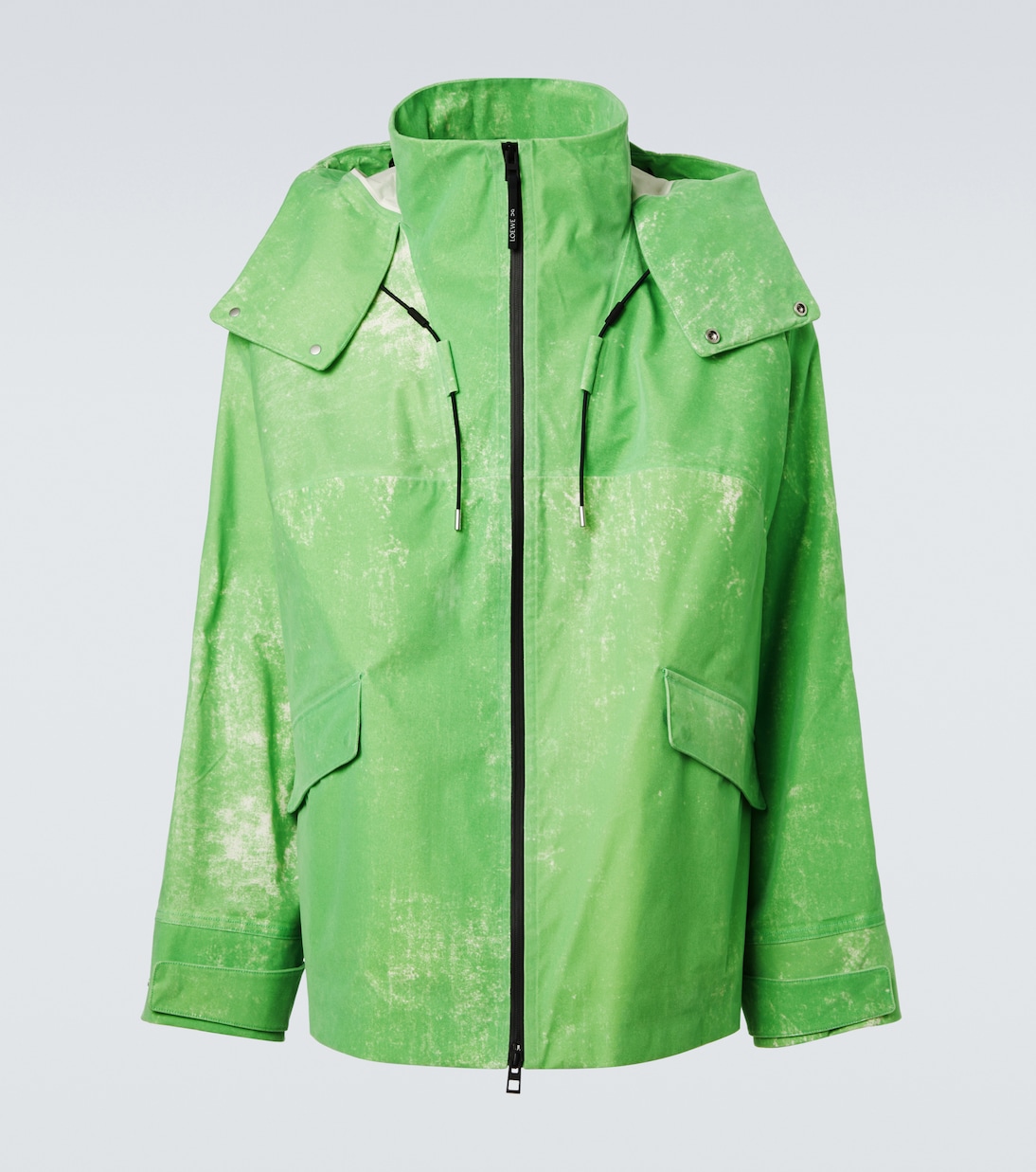 x On hooded technical jacket  | Loewe