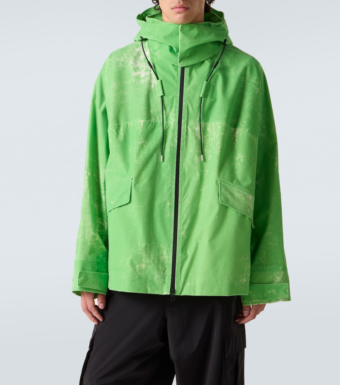 x On hooded technical jacket  | Loewe