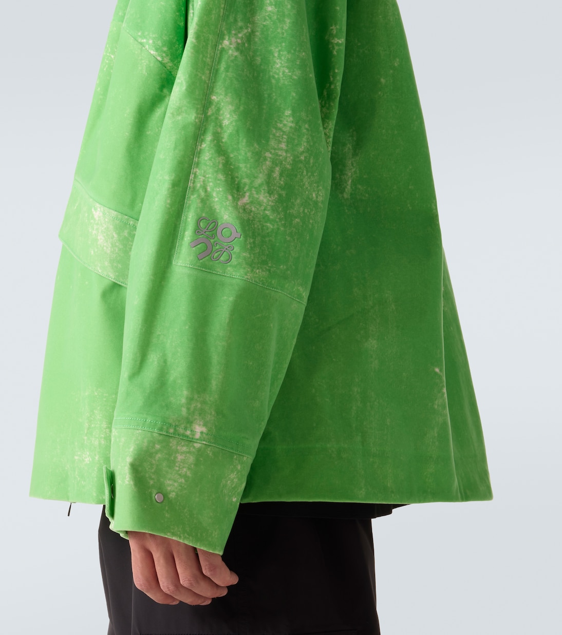 x On hooded technical jacket  | Loewe