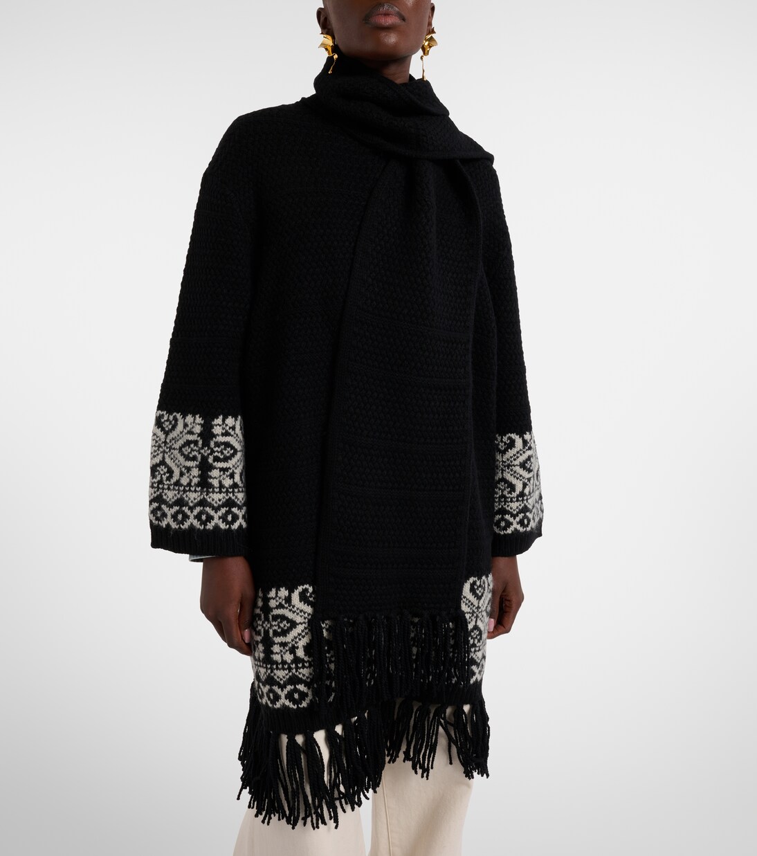 Wickel-Cardigan aus Jacquard-Strick | Polo Ralph Lauren