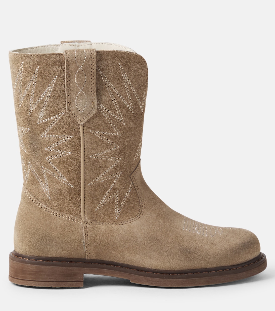 Stiefel Wish Star Biker aus Veloursleder | Golden Goose Kids