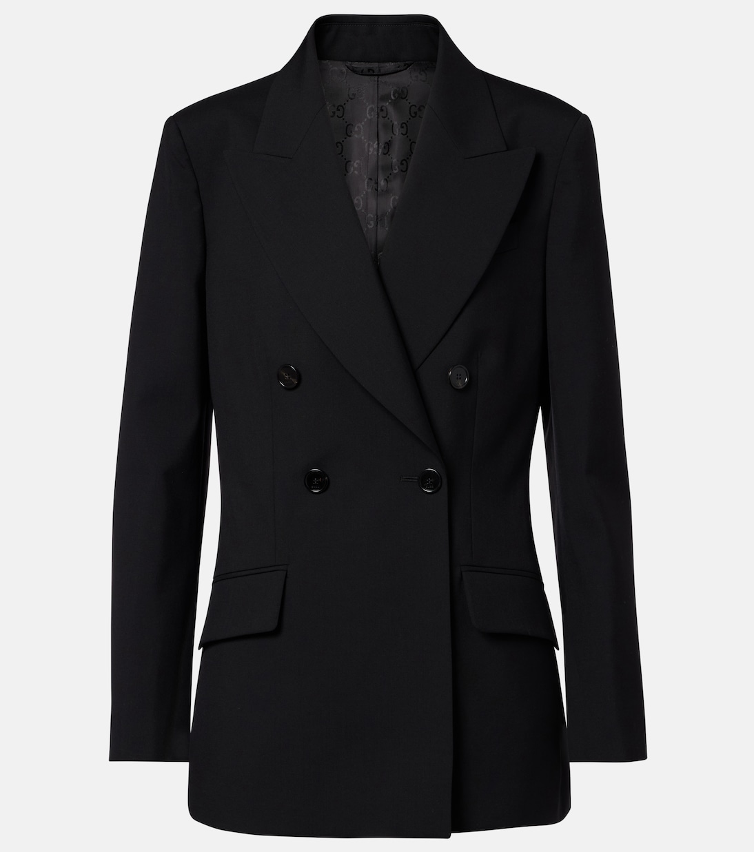 Double-breasted wool blazer | Gucci