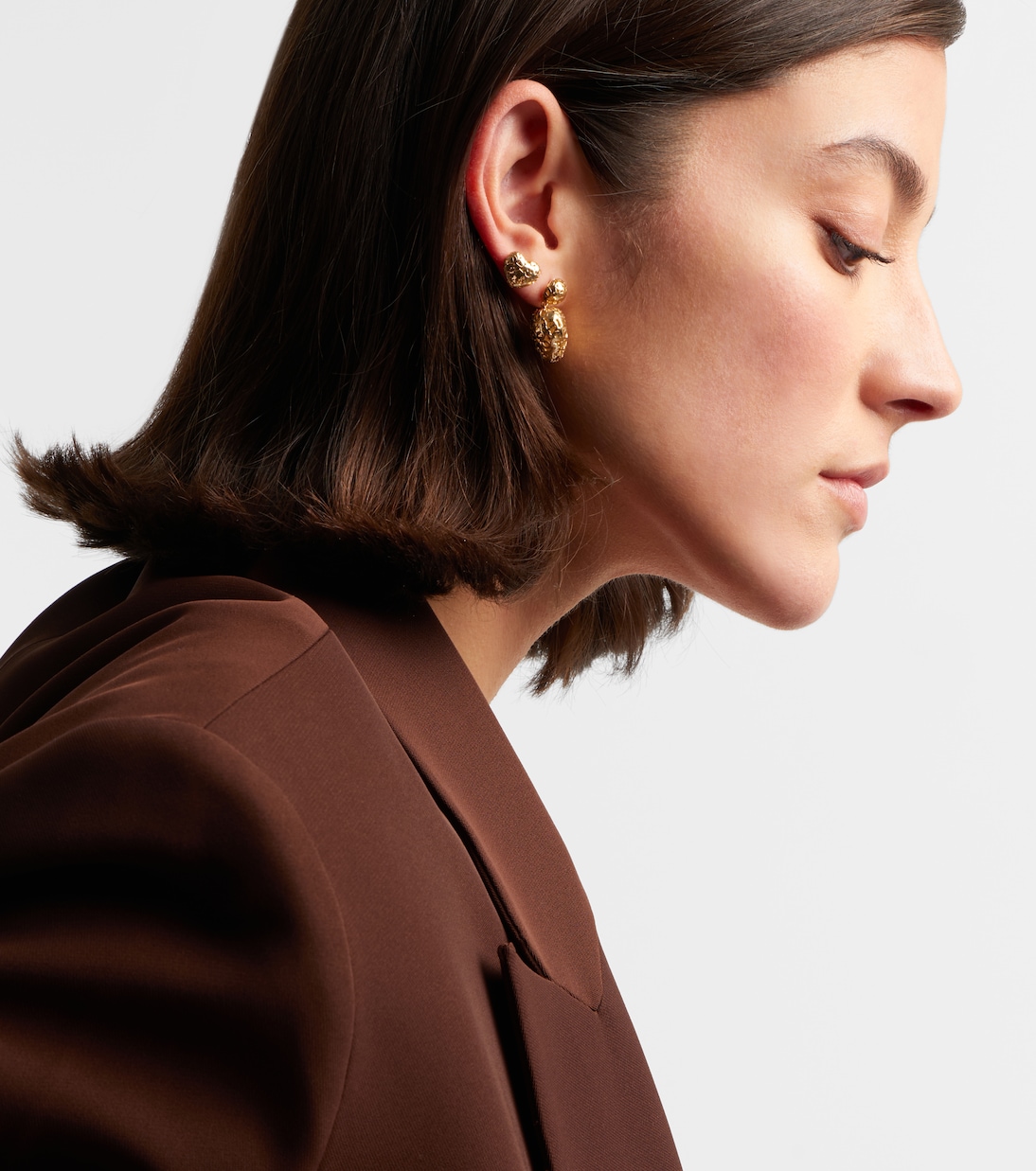Icon Wallpaper 14kt gold drop earrings   | Sydney Evan