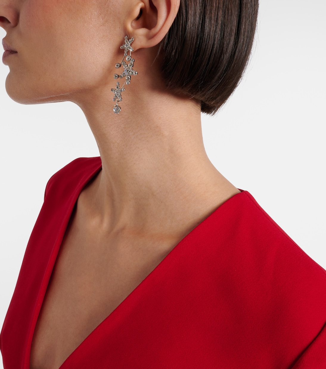 Azar crystal-embellished drop earrings | Jennifer Behr