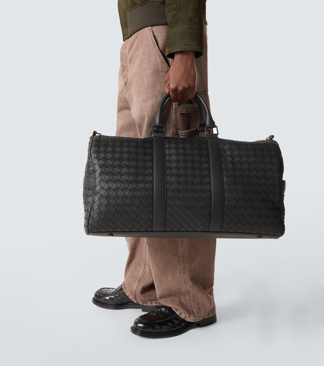 Intrecciato leather duffel bag | Bottega Veneta