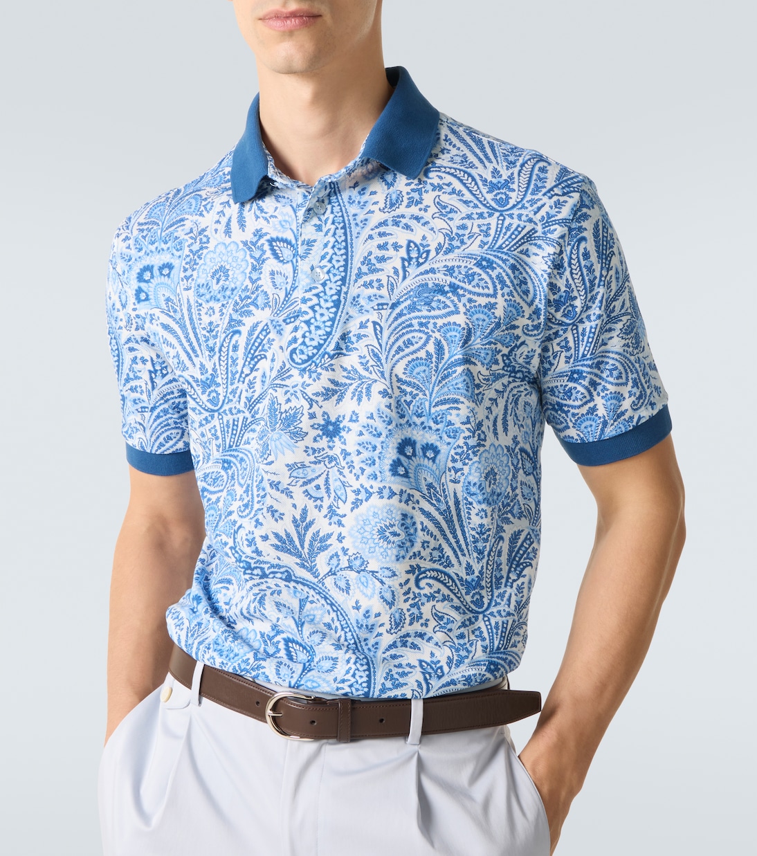 Paisley cotton polo shirt | Etro