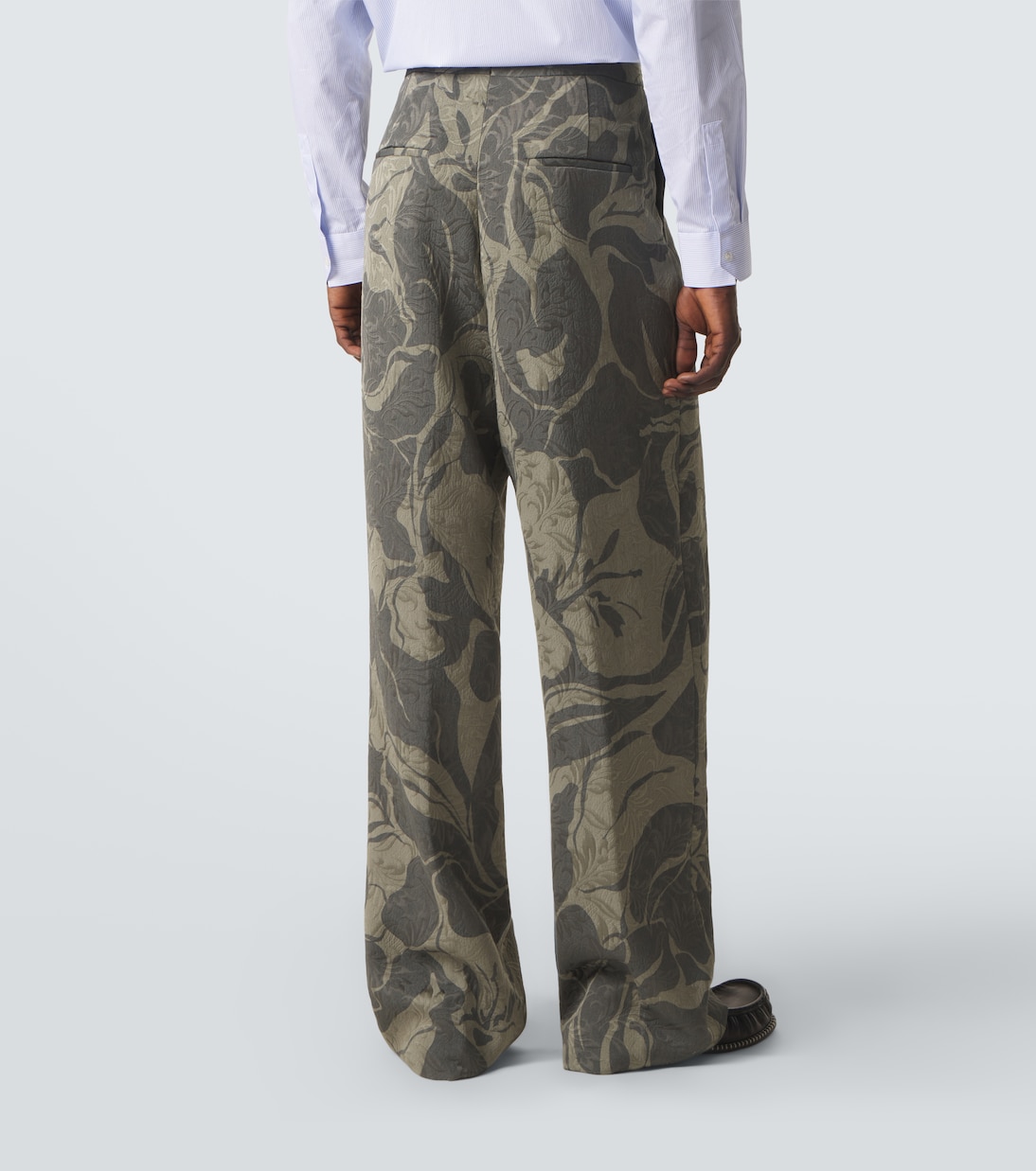 Printed straight pants | Dries Van Noten