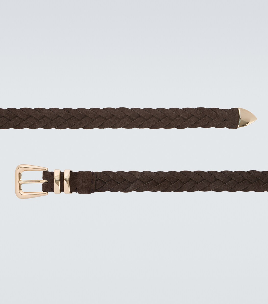Braided suede belt | Brunello Cucinelli