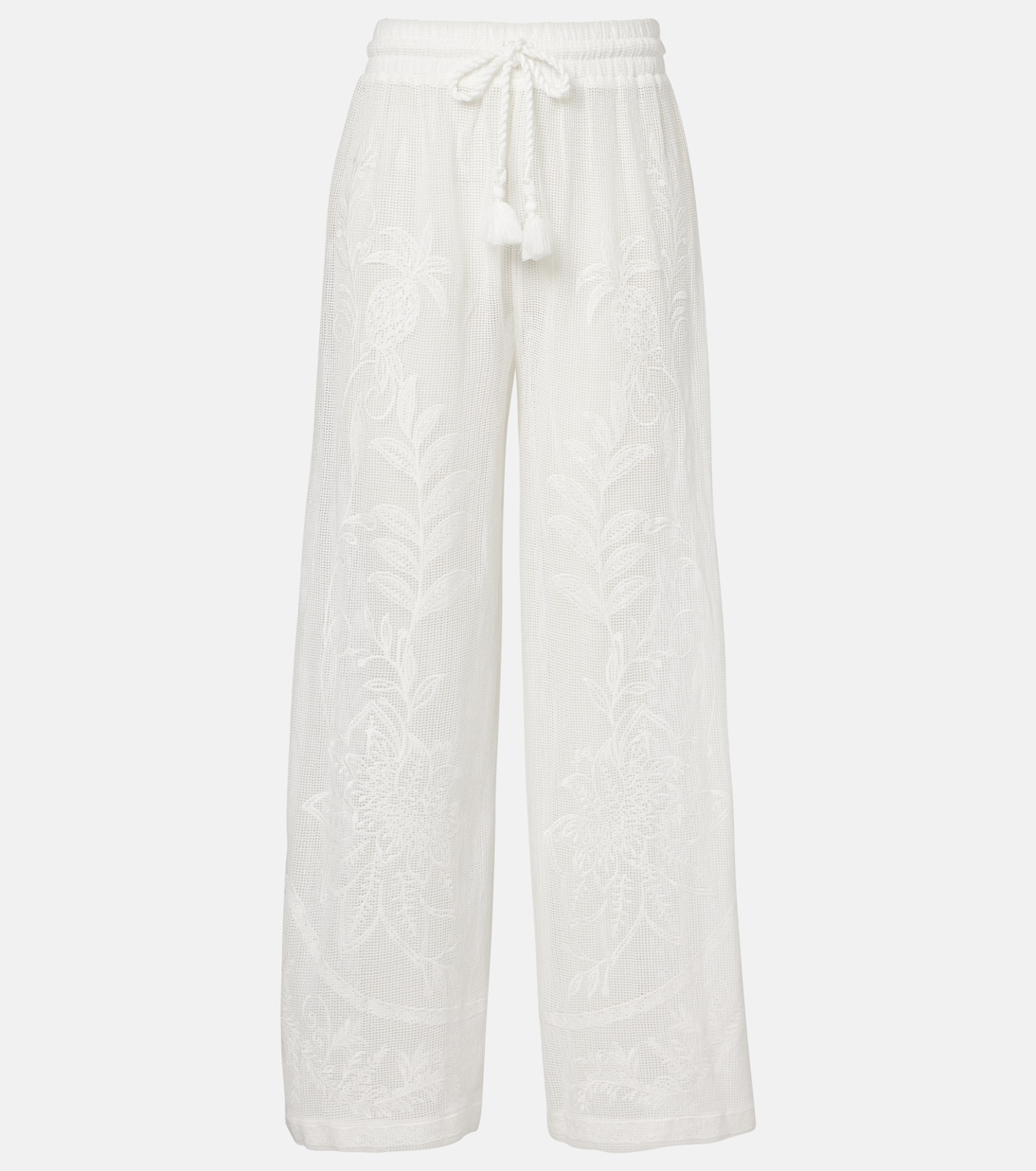 Pantalon Nina en coton brodé | Farm Rio