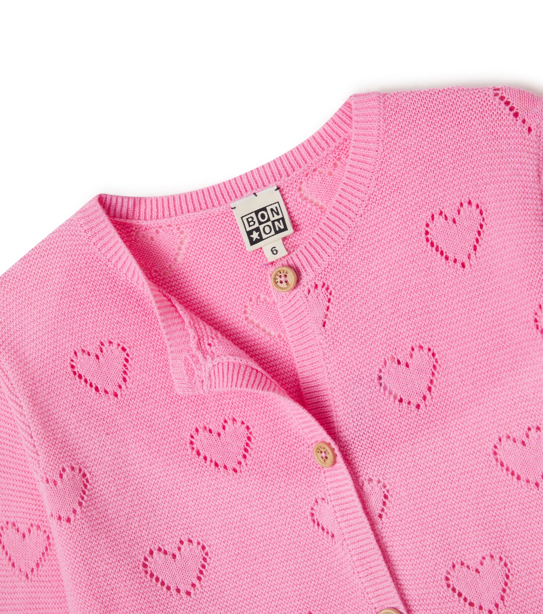 Lilou open-knit cotton cardigan | Bonton