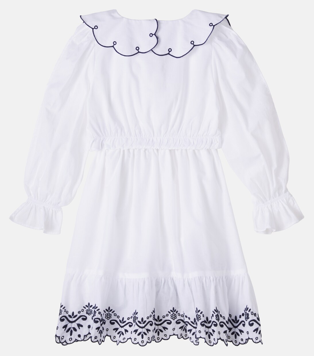 Embroidered cotton top and skirt set | Patachou