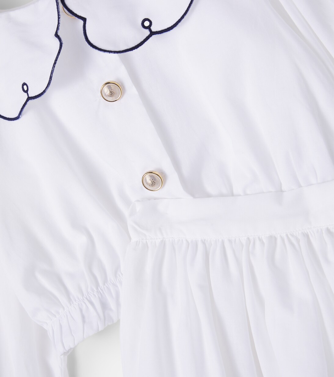 Embroidered cotton top and skirt set | Patachou