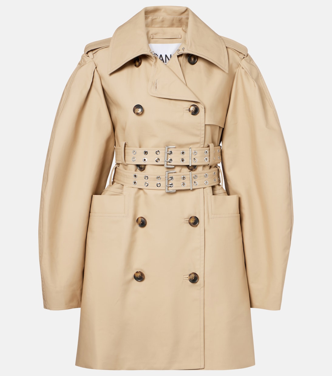Cotton trench coat | Ganni