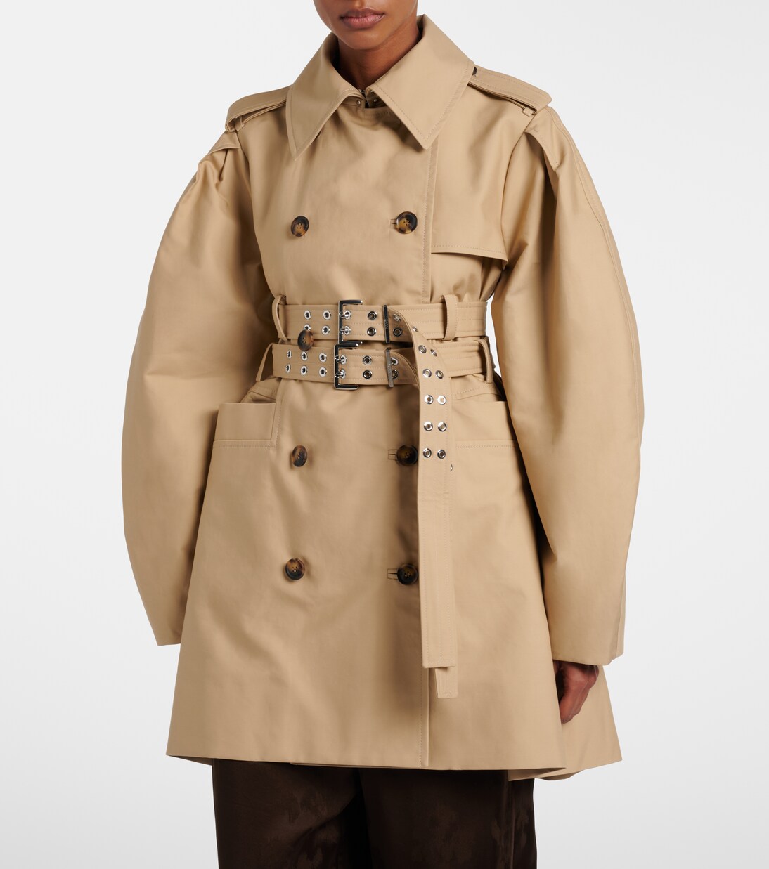 Cotton trench coat | Ganni