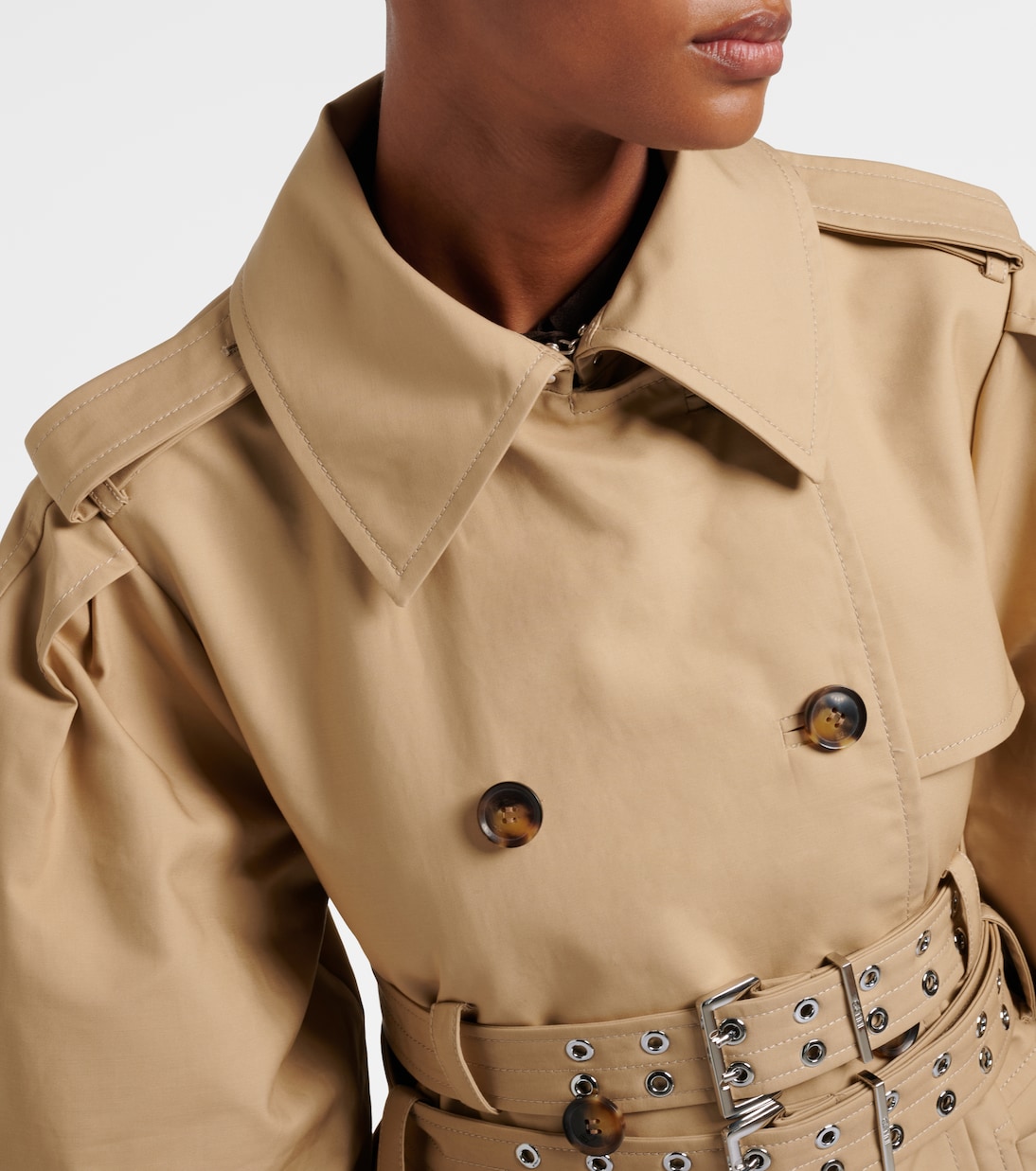 Cotton trench coat | Ganni