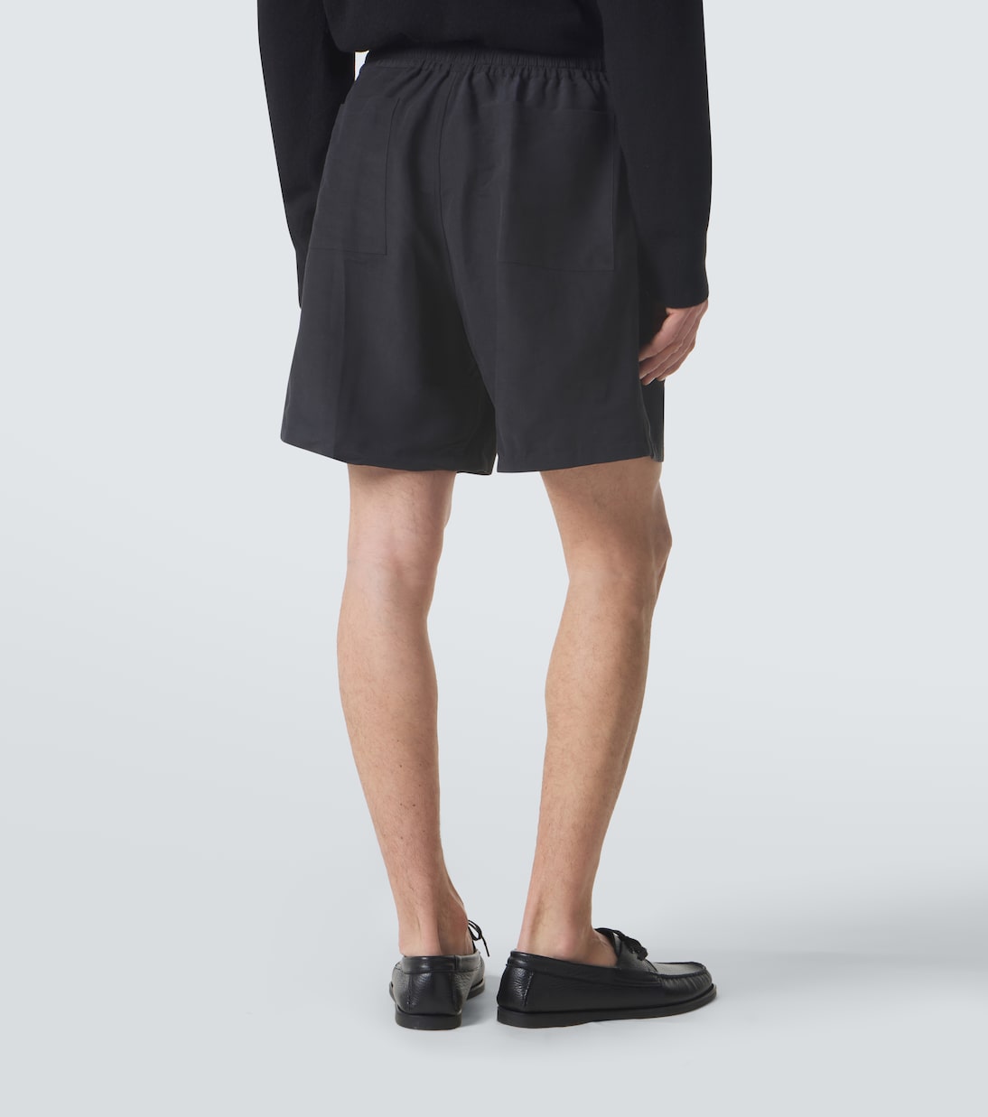 Bermuda-Shorts Julian aus Leinen und Seide | Umit Benan
