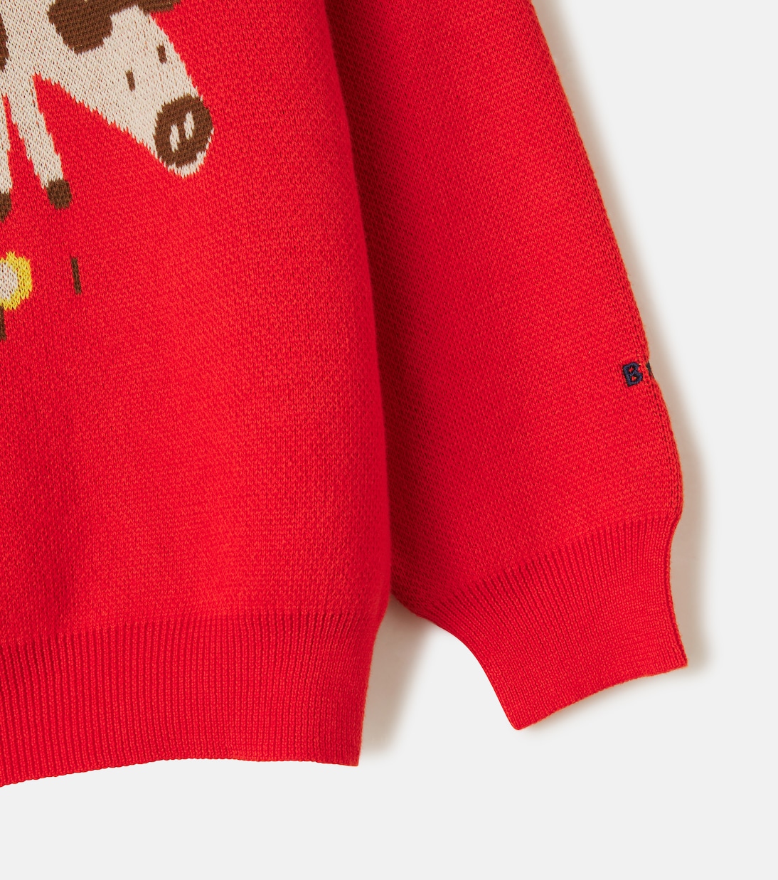 Jacquard cotton sweater | Bobo Choses