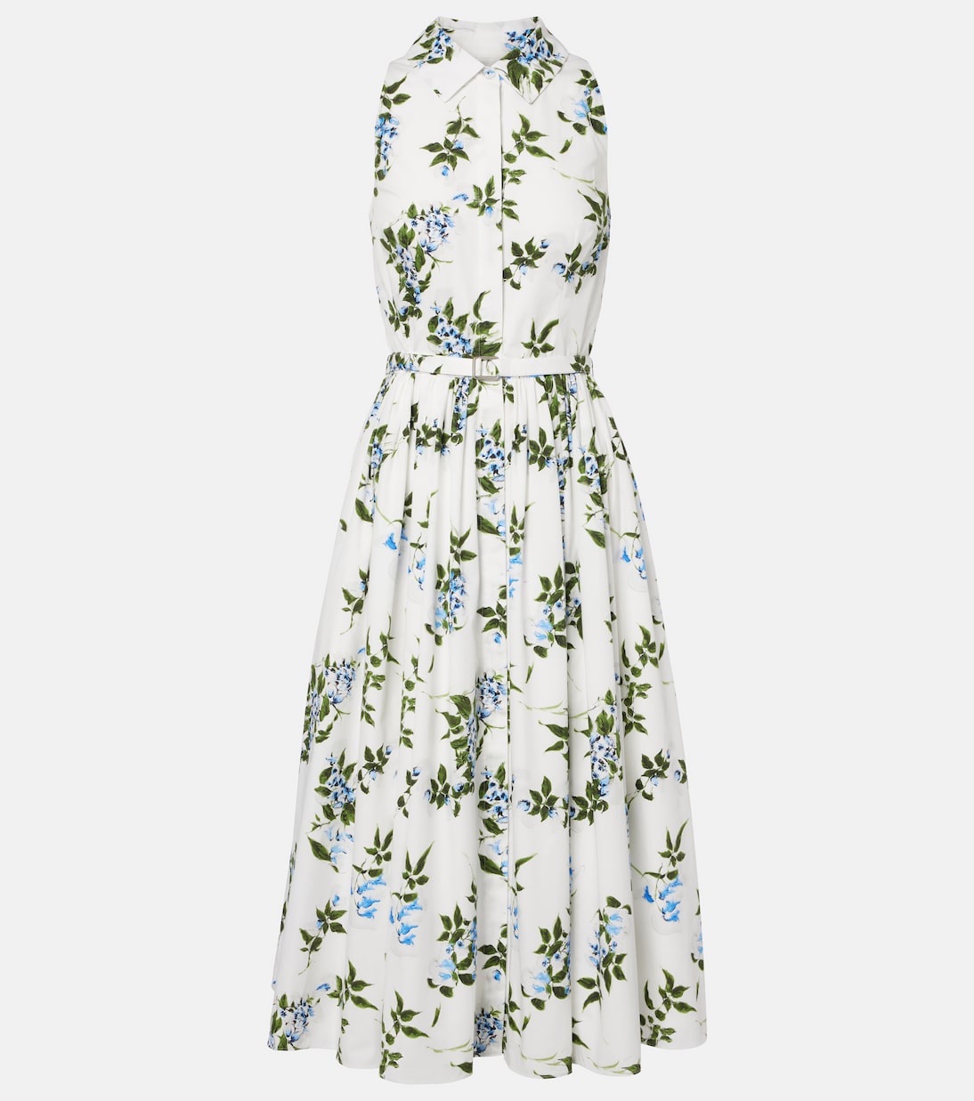 Norika belted floral cotton shirt dress | Emilia Wickstead