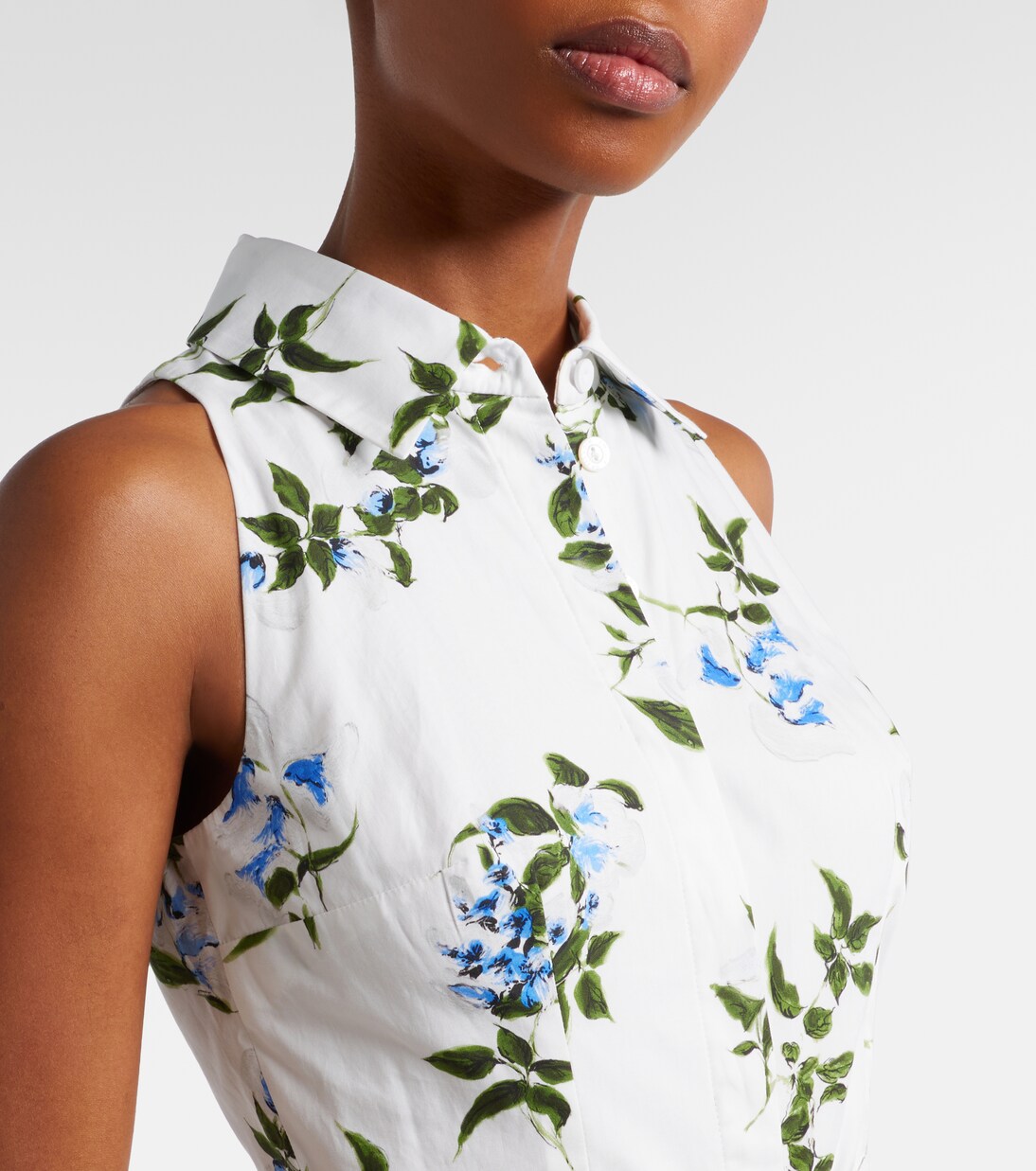 Norika belted floral cotton shirt dress | Emilia Wickstead