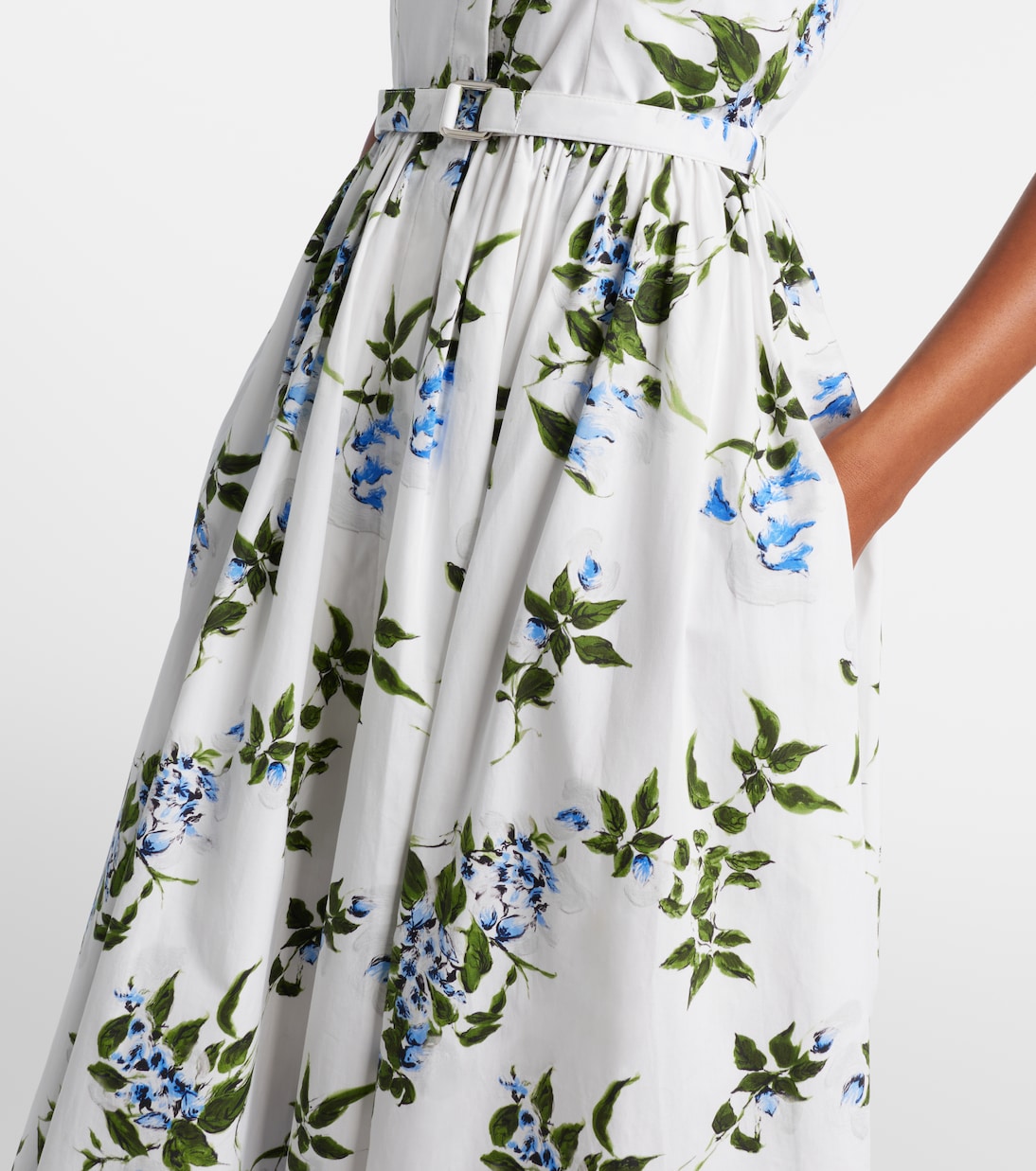 Norika belted floral cotton shirt dress | Emilia Wickstead