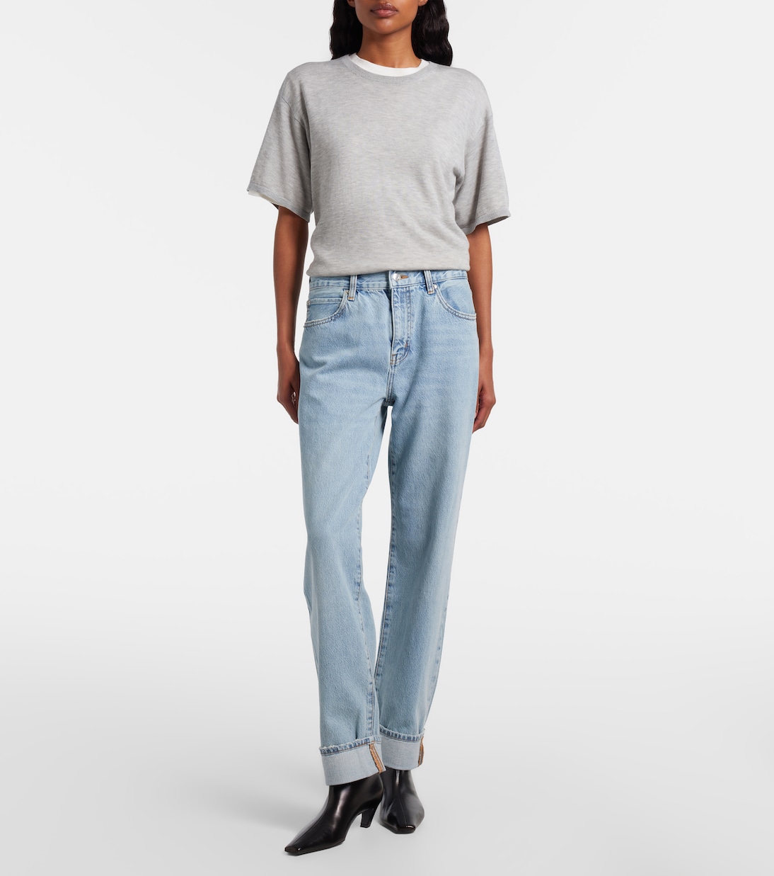 The Hang Cuff straight jeans | Frame