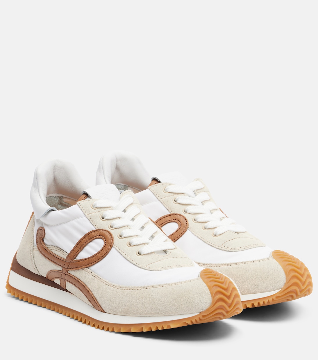 Ballet Runner 2.0 suede-trimmed sneakers | Loewe