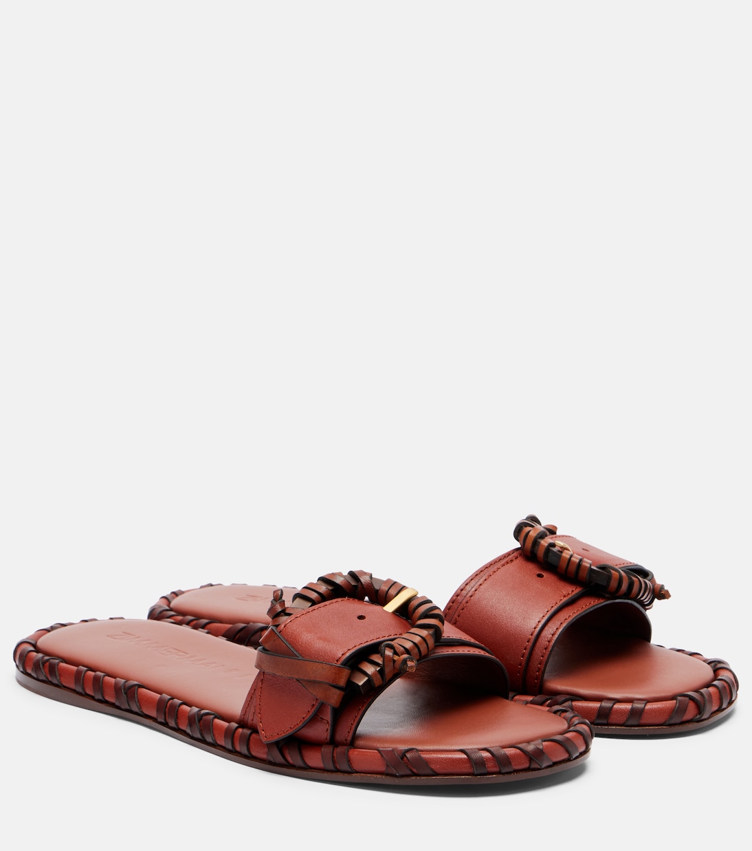 Alchemy leather slides | Zimmermann