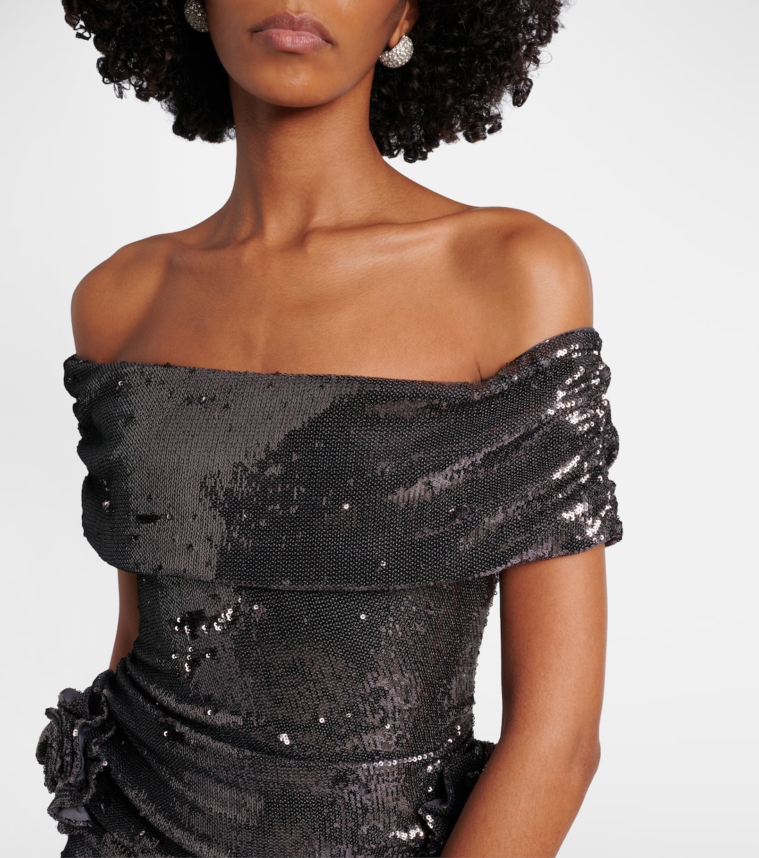 Robe longue à ornements | Roland Mouret