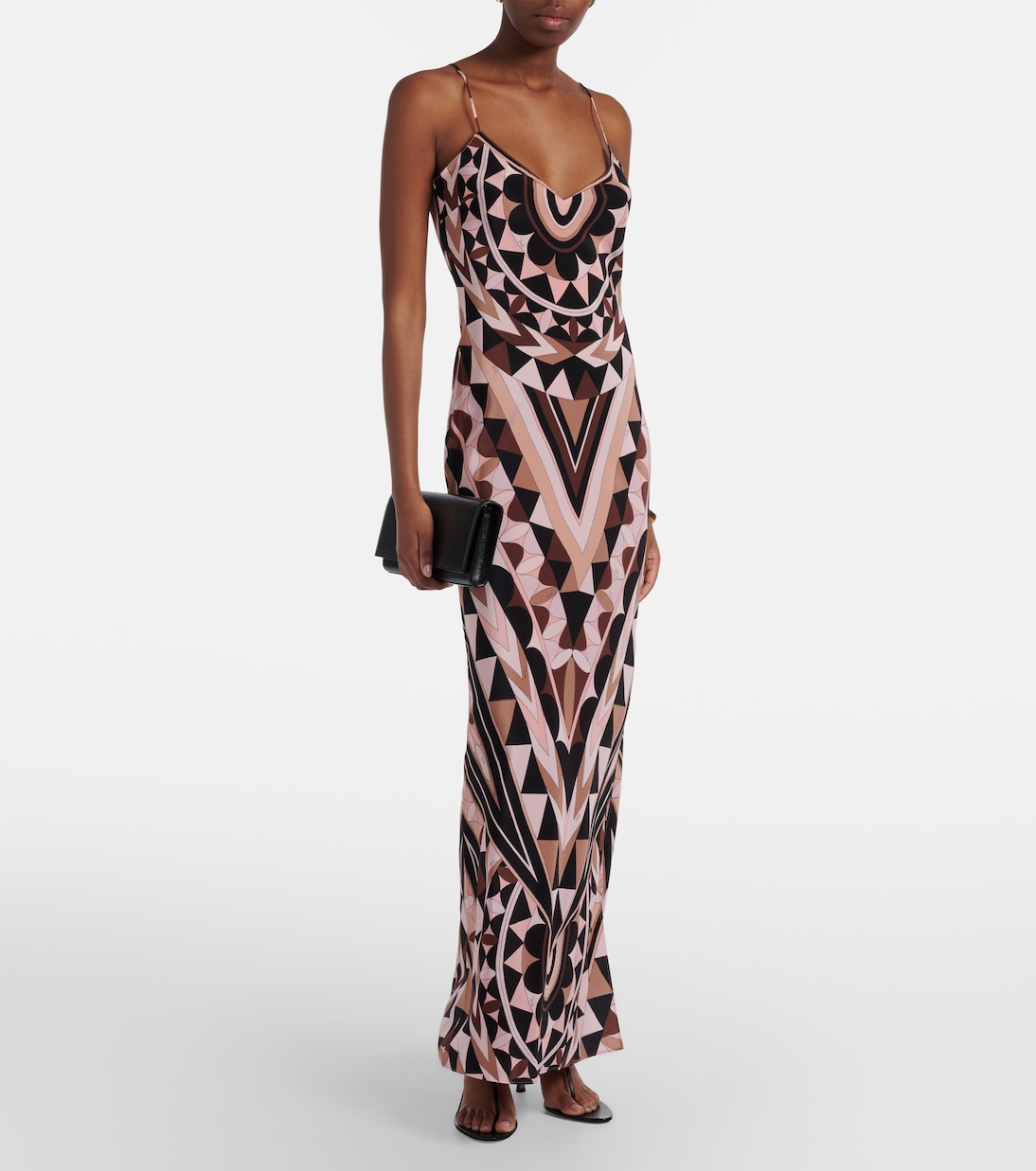 Manuba silk crêpe de chine gown | Pucci