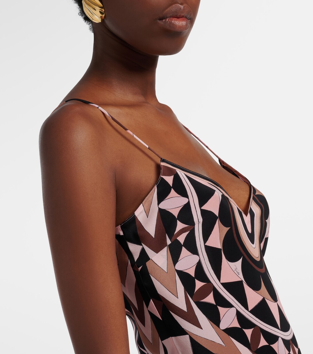 Manuba silk crêpe de chine gown | Pucci