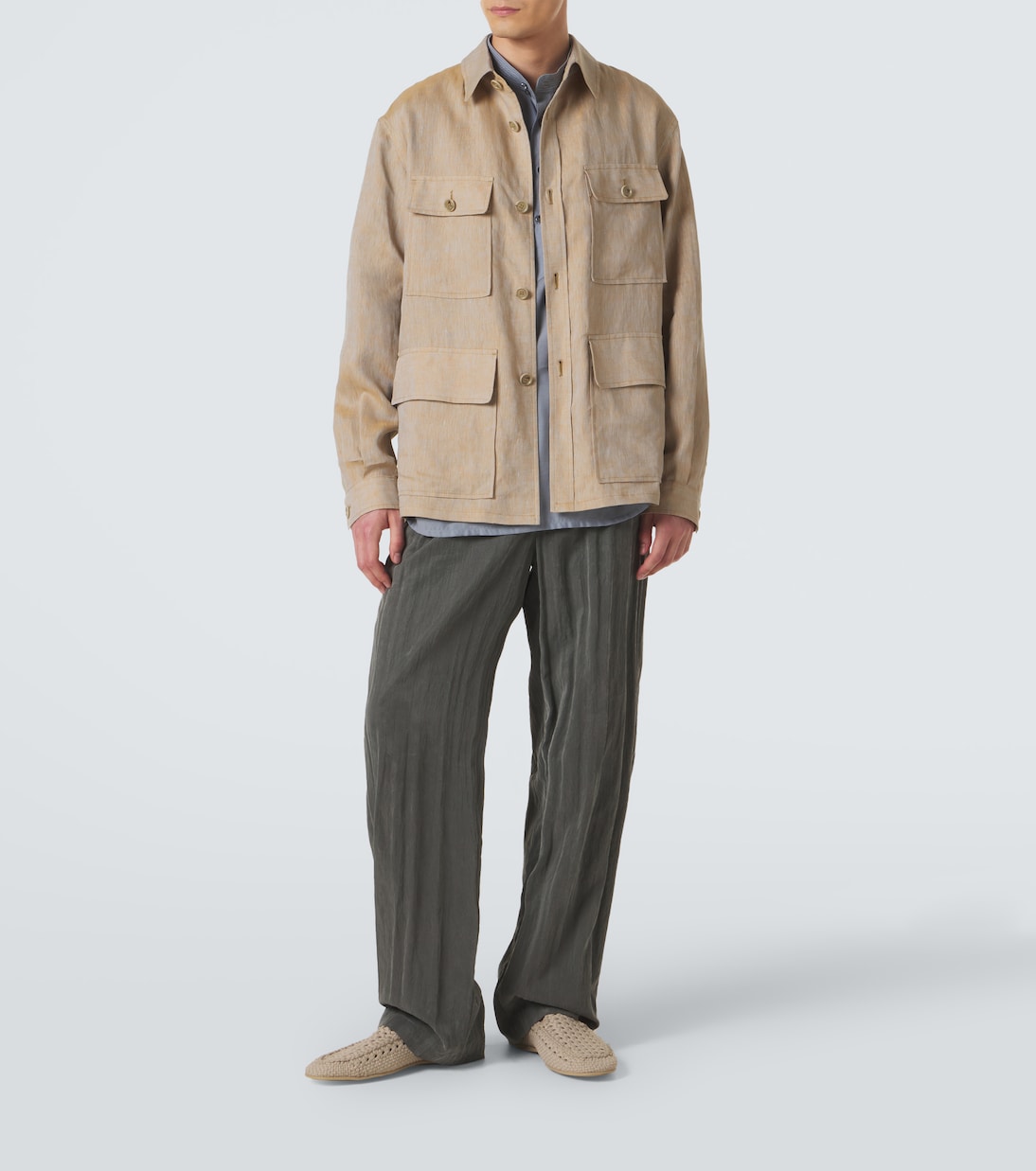 Linen overshirt | Giorgio Armani