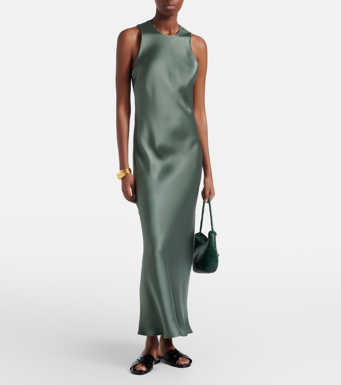 Tallin silk maxi dress | Asceno