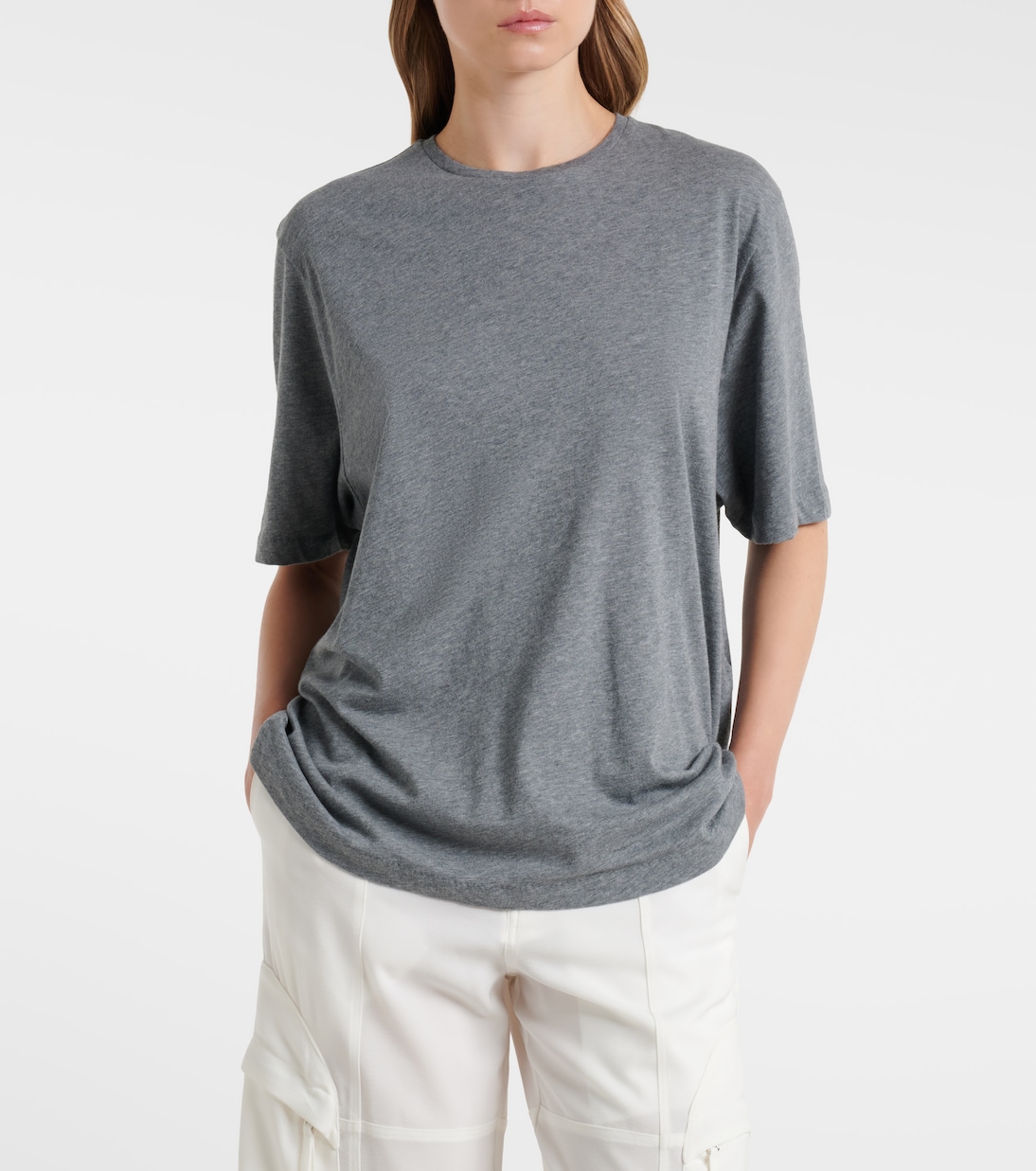 Harper cotton jersey T-shirt | The Frankie Shop