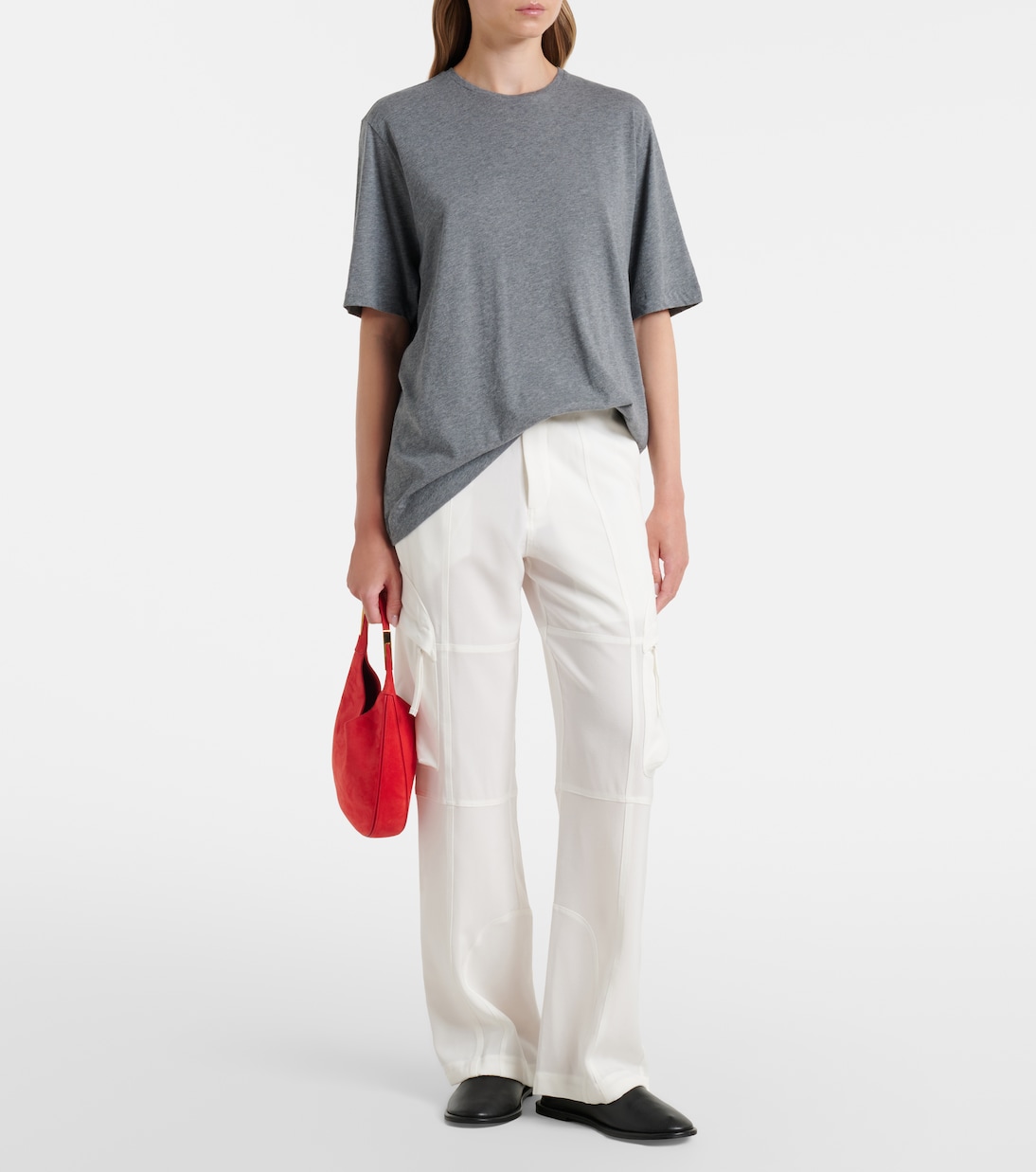 Harper cotton jersey T-shirt | The Frankie Shop